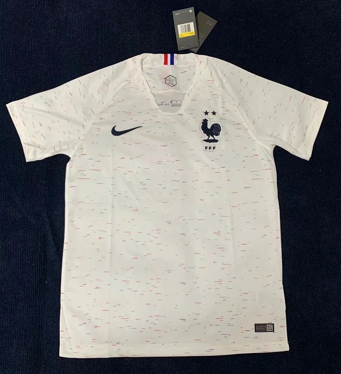 AAA Quality France 2018 World Cup Away Soccer Jersey(2 star)